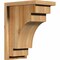 Ekena Millwork Mediterranean Rough Sawn Corbel w/Backplate, Western Red Cedar, 8"W x 12"D x 16"H COR08X12X16MED01RWR - alternate 1
